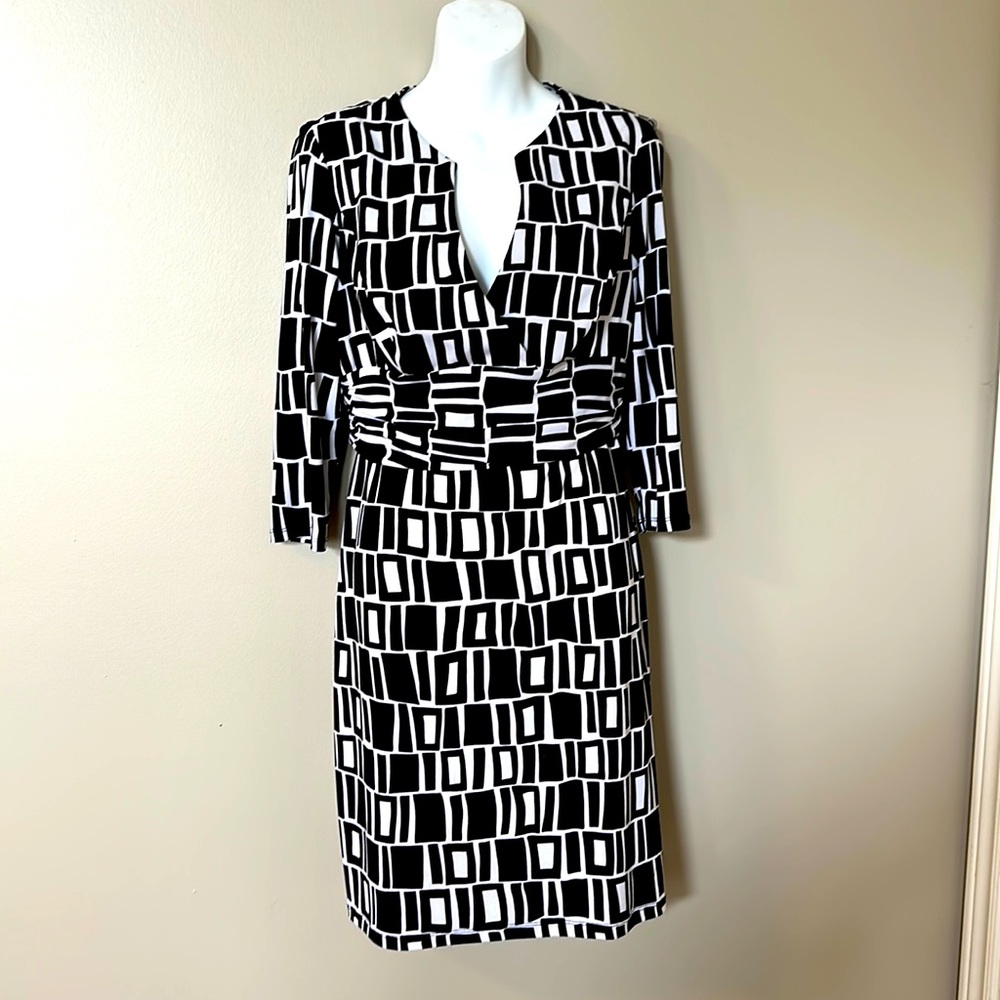 Black and white dress